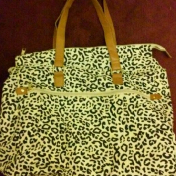 Paris Hilton Animal Print Cotton Tote - Picture 2 of 2